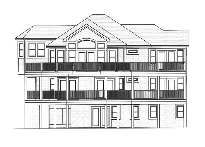 Beverly - Rear Elevation