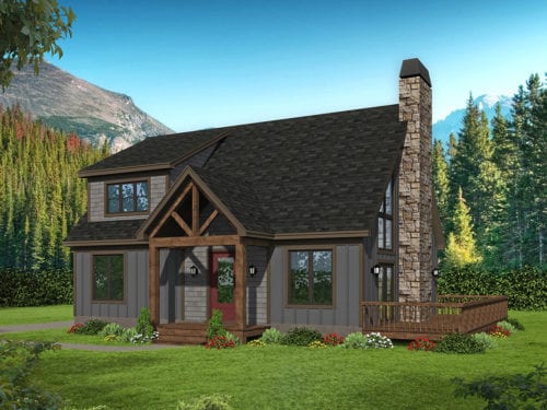 Morning Glory - Mountain House Plans