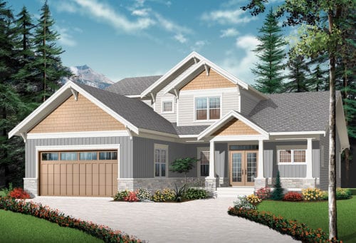 Spring Meadow - Mountain House Plans