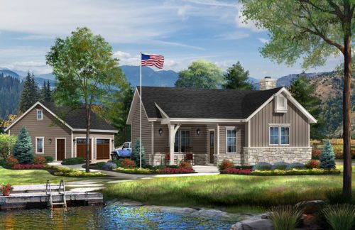 Cool Water Cottage - Rendering